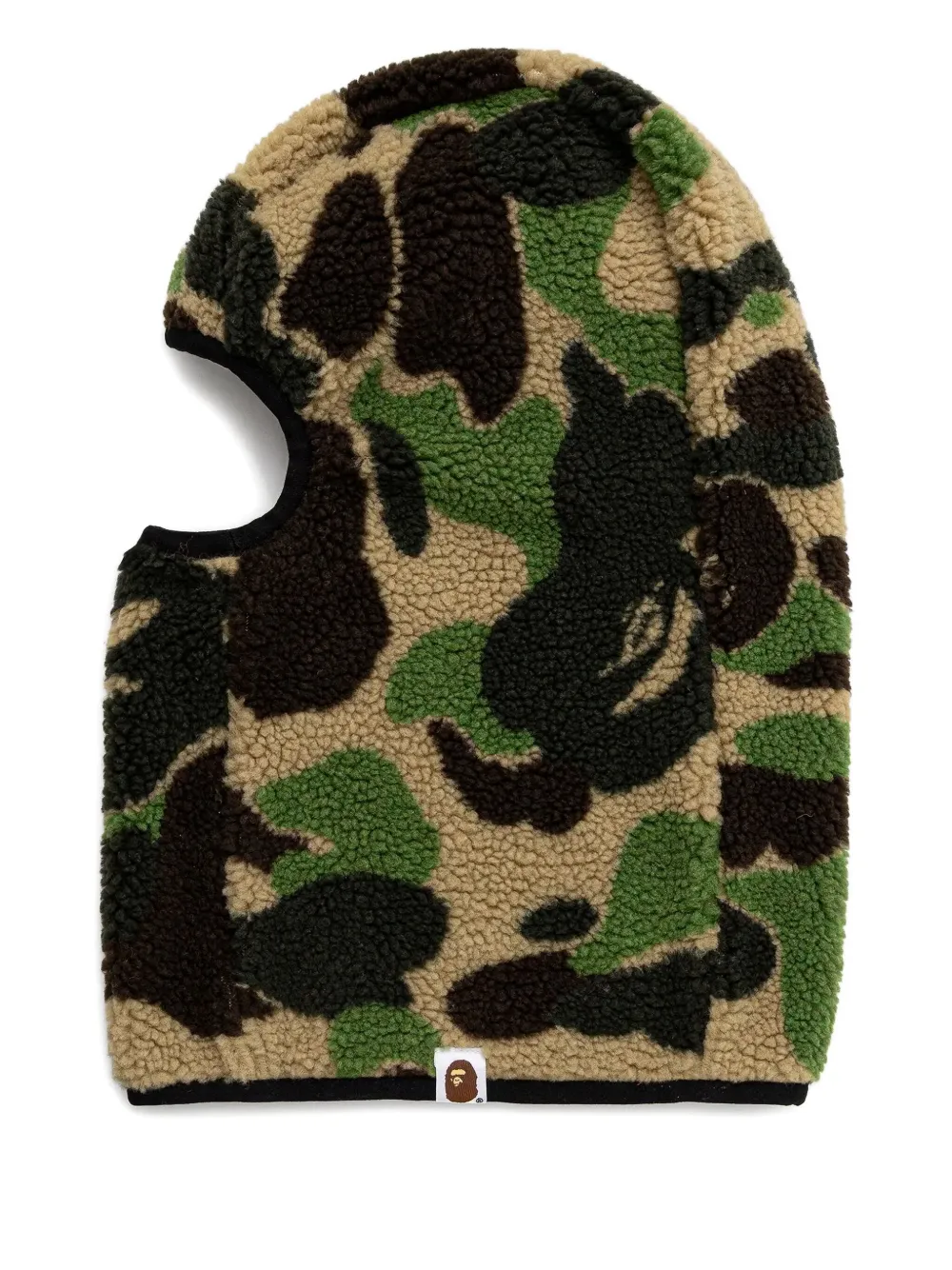 A BATHING APE® Abc Camo Boa Fleece balaclava - グリーン A BATHING APE® Abc Camo Boa Fleece balaclava - グリーン