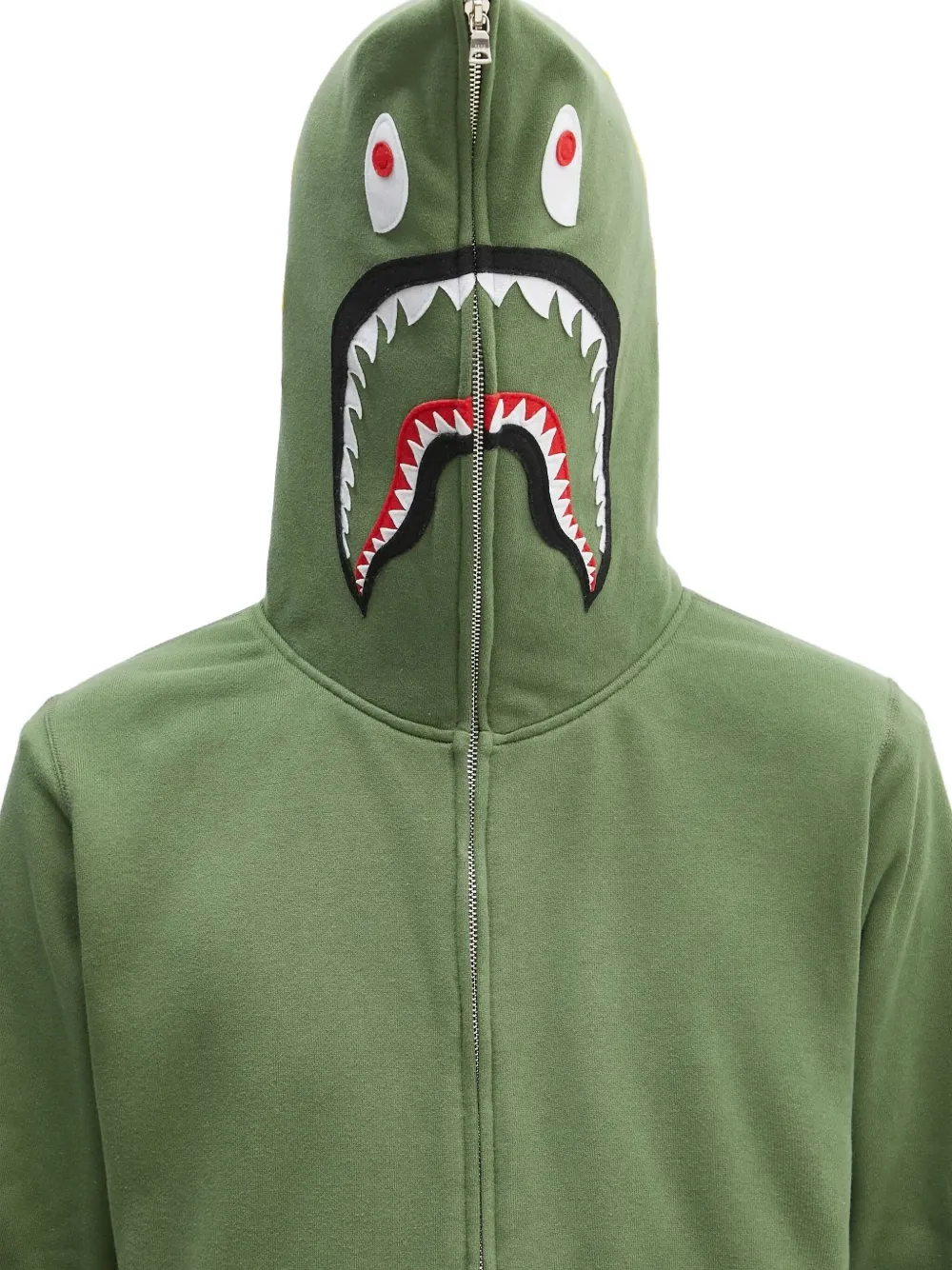 A BATHING APE zip-up hoodie Groen