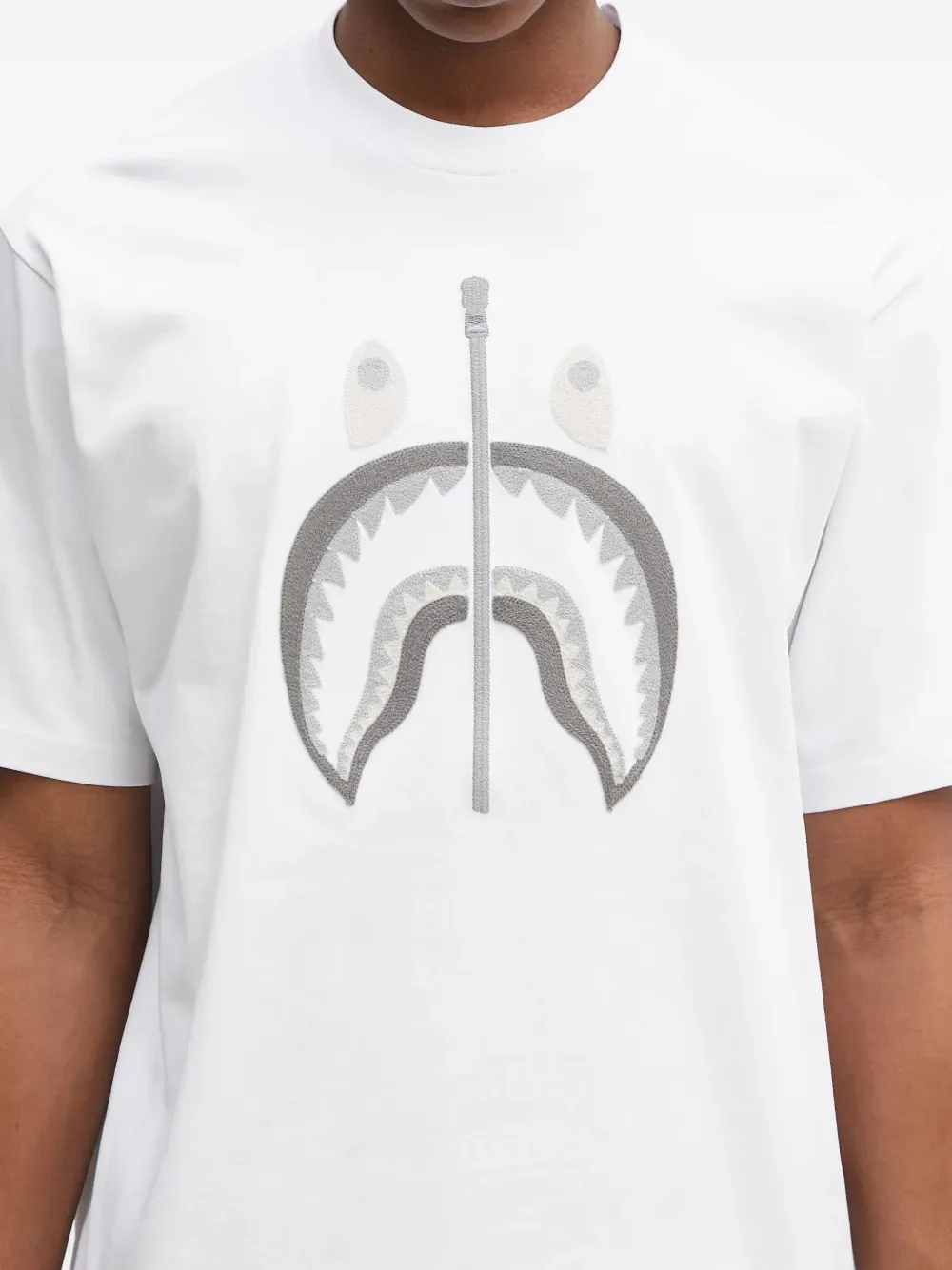 A BATHING APE cotton T-shirt Wit