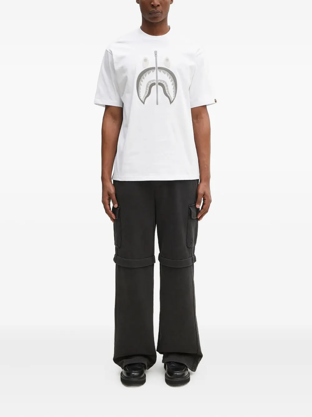 A BATHING APE cotton T-shirt Wit