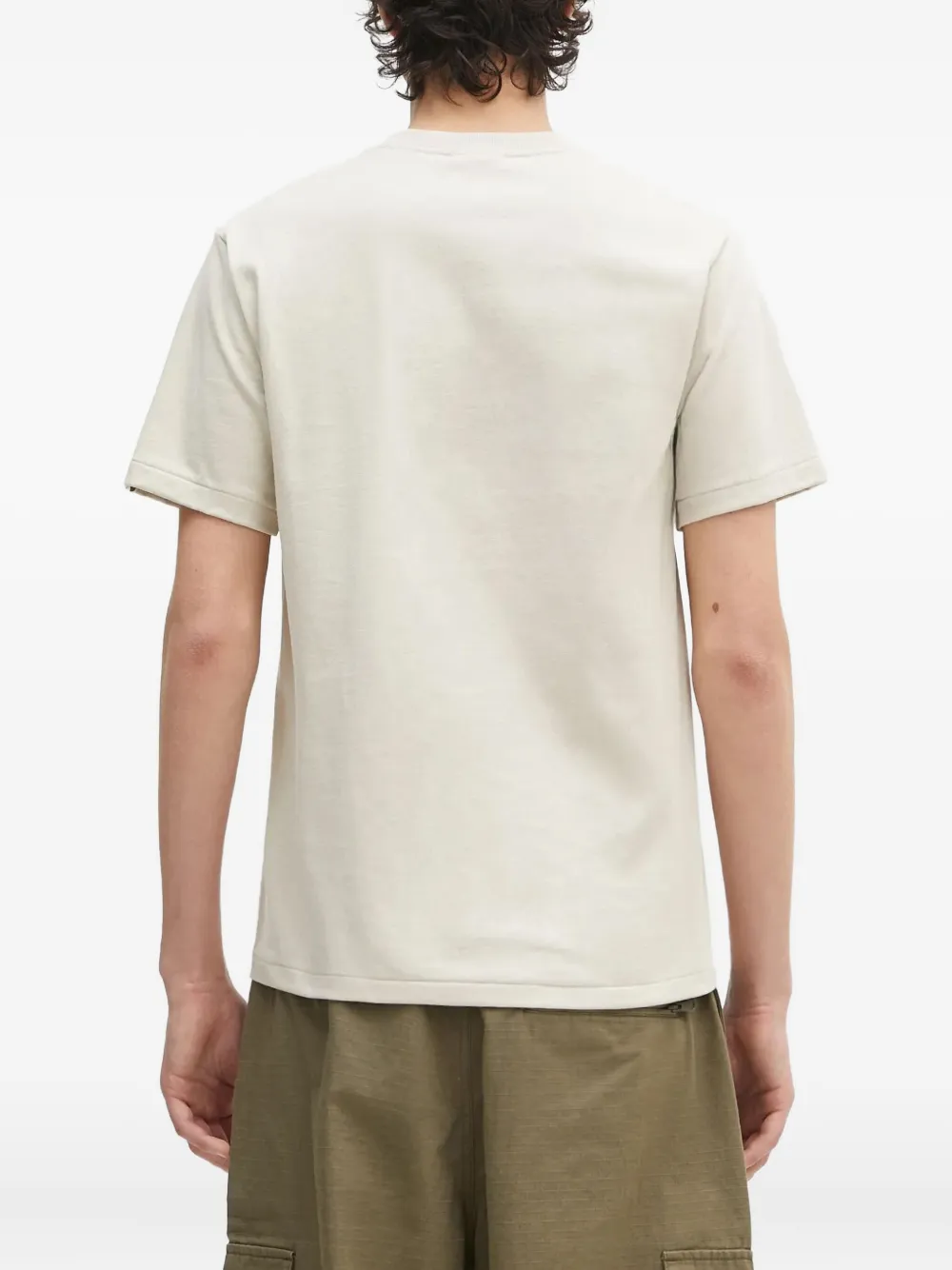 A BATHING APE Head logo T-shirt Beige