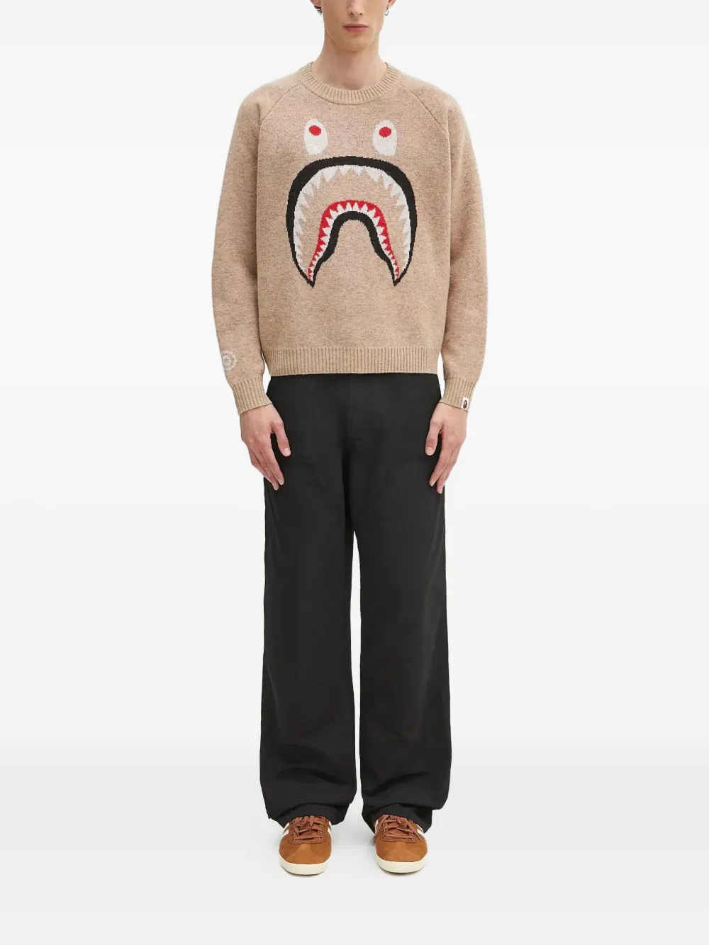 A BATHING APE® shark-head intarsia sweater | كنزات | Image 2