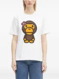A BATHING APE® Baby Milo embellished T-shirt - White