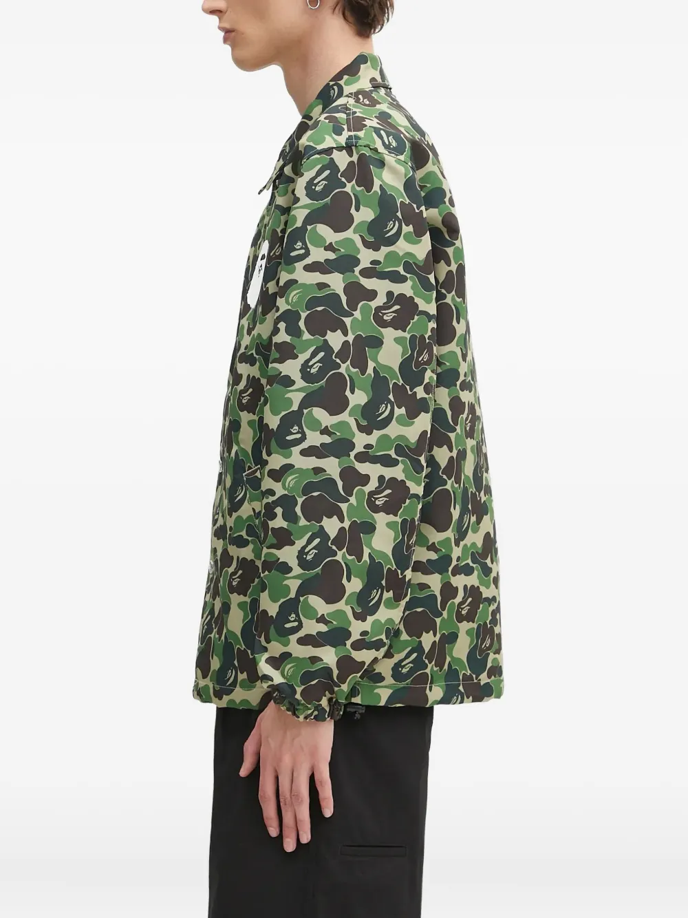A BATHING APE ABC camouflage-pattern jacket Groen