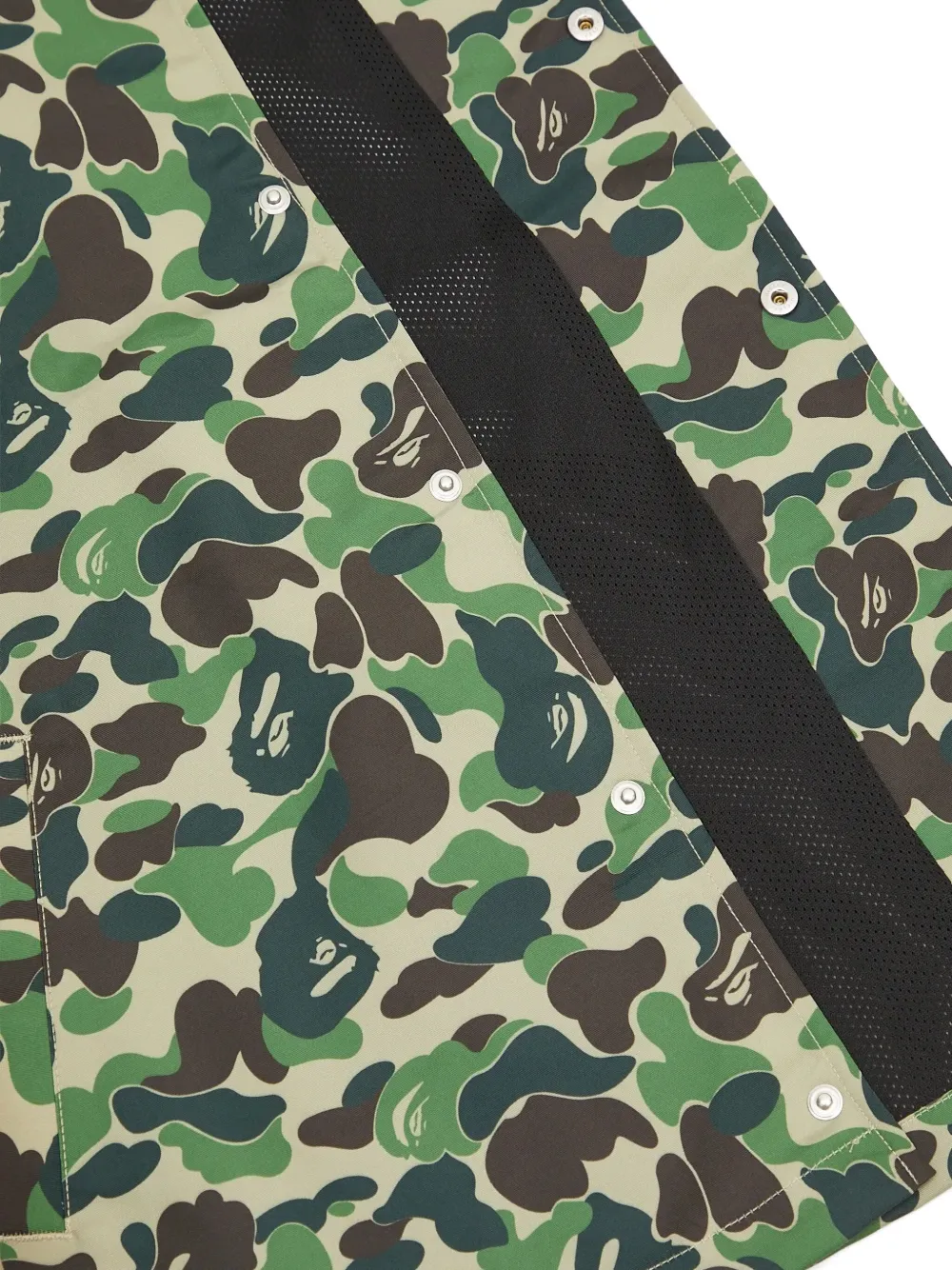 A BATHING APE ABC camouflage-pattern jacket Groen