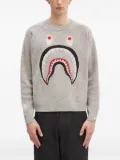 A BATHING APE® Shark raglan sweater - Grey