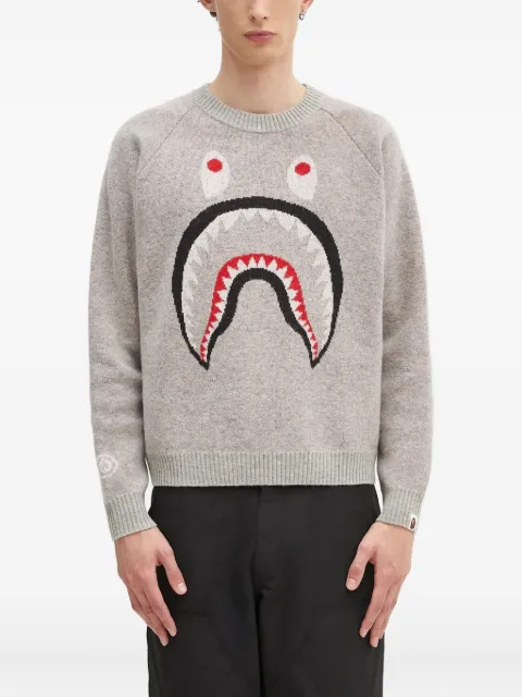A BATHING APE® Shark raglan sweater