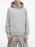 A BATHING APE® shark-motif hoodie - Grey