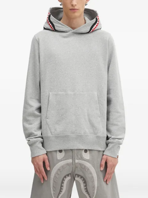A BATHING APE® shark-motif hoodie