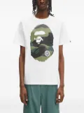 A BATHING APE® Ape Head camouflage-print T-shirt - White
