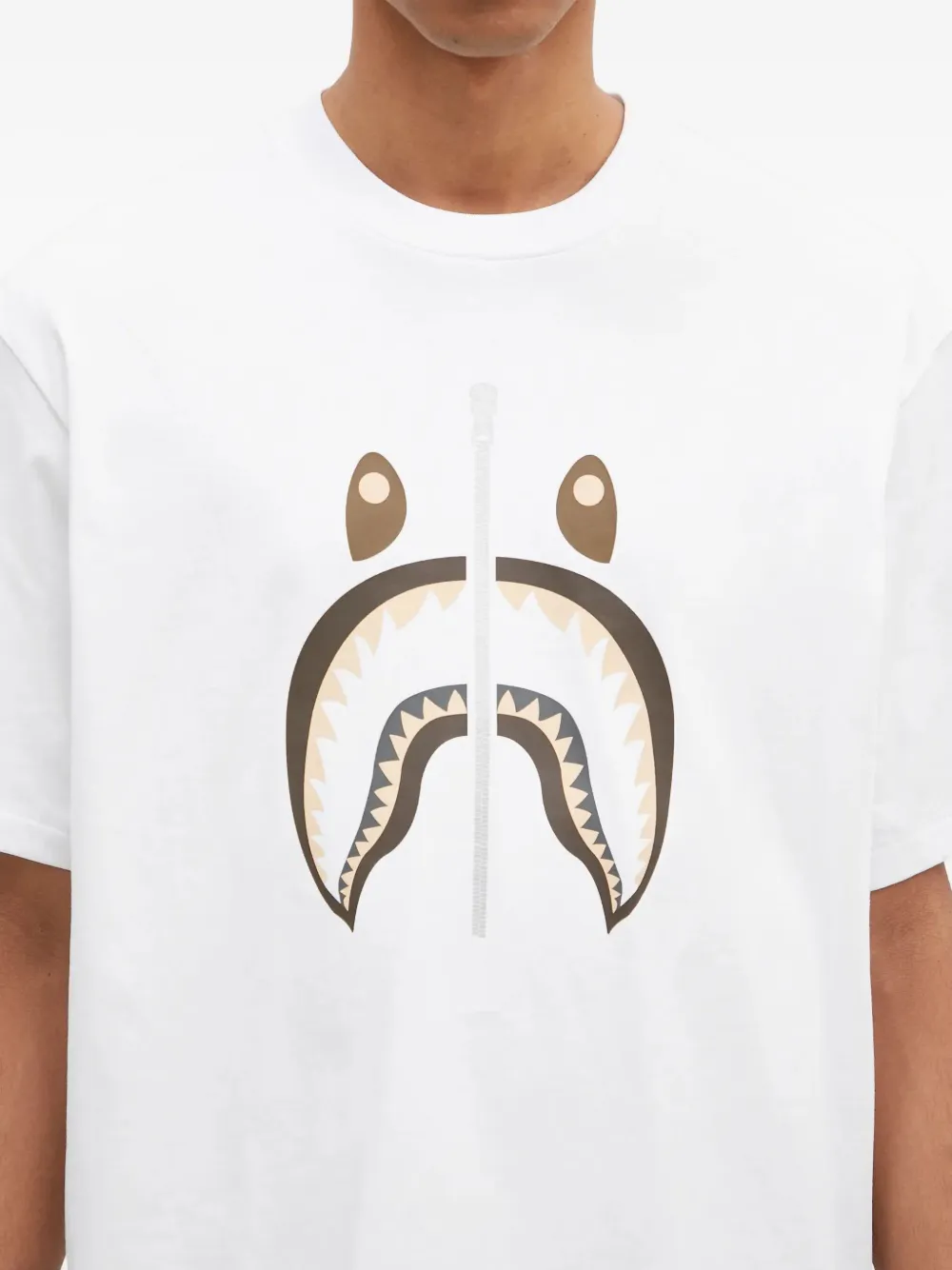 A BATHING APE Shark #2 T-shirt Wit