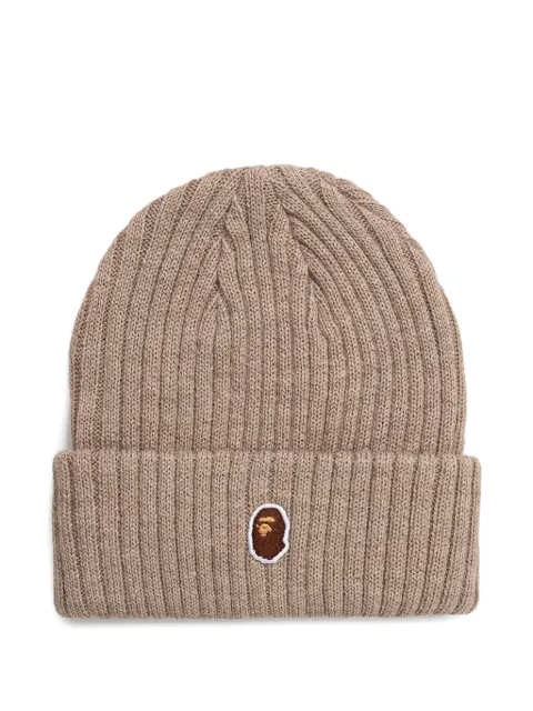 A BATHING APE® Ape Head ribbed-knit beanie