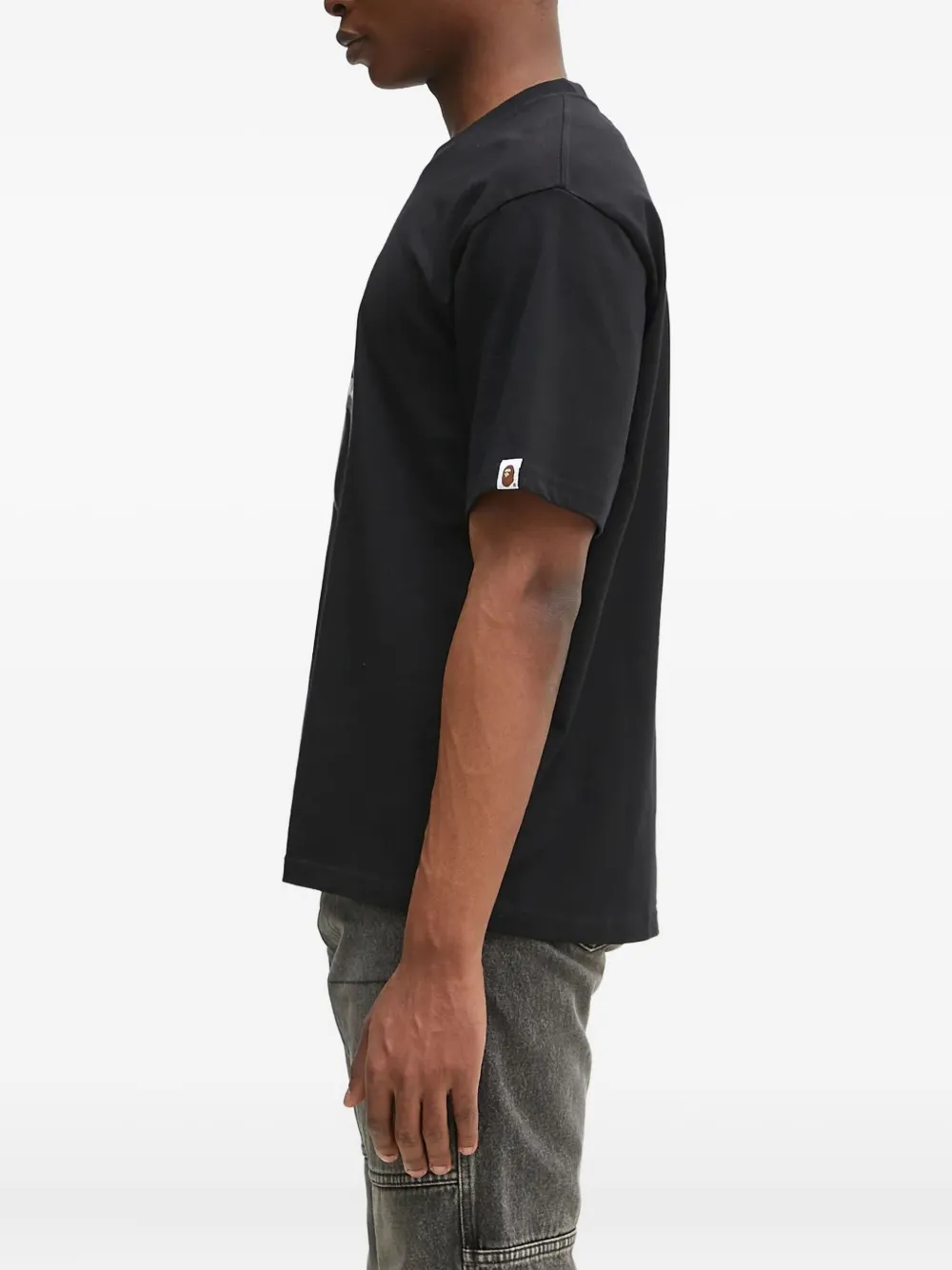 A BATHING APE Shark Attack T-shirt Zwart