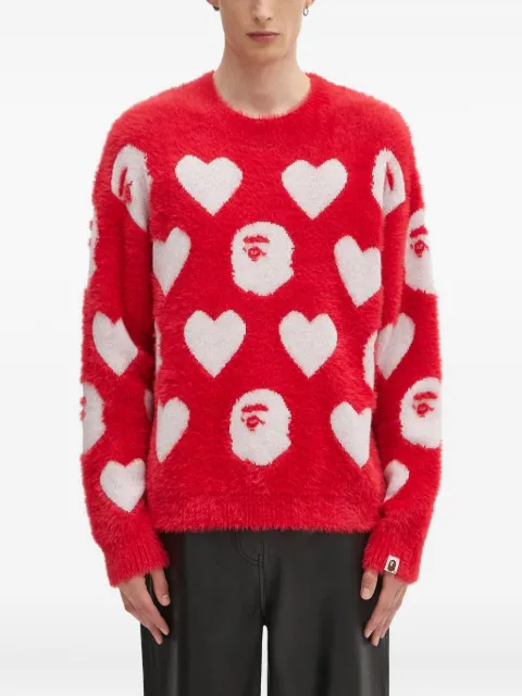 A BATHING APE® I Love Bape monogram sweater