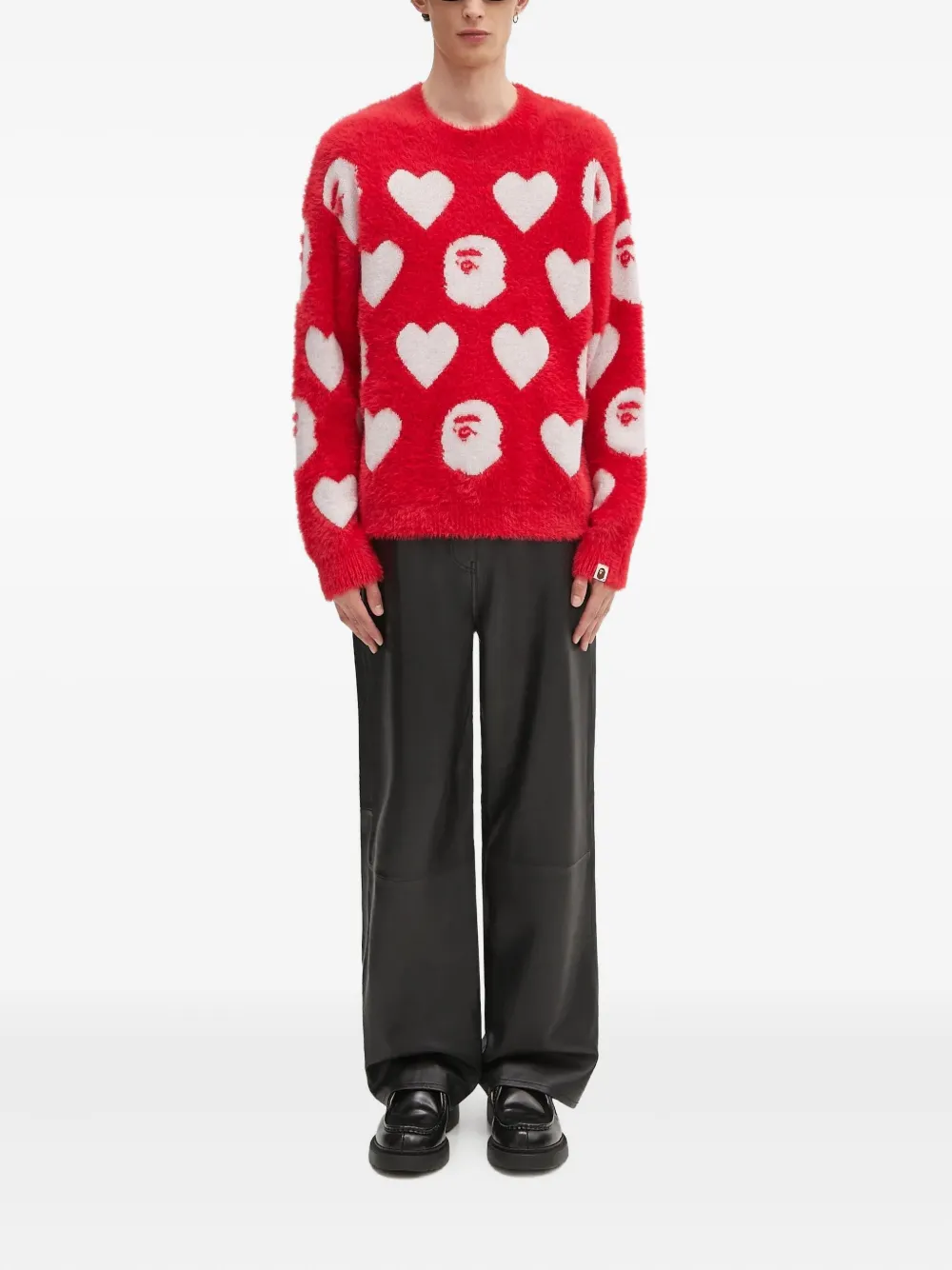 A BATHING APE® I Love Bape monogram sweater | Knitted Sweaters | Image 2