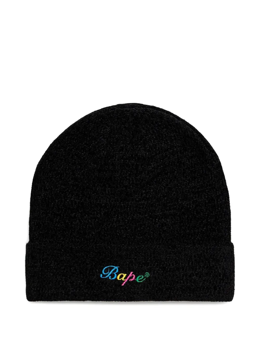 A BATHING APE embroidered-logo beanie Zwart