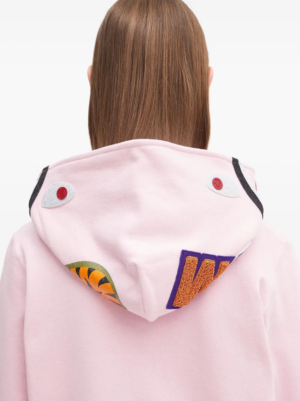 A BATHING APE shark hoodie Roze