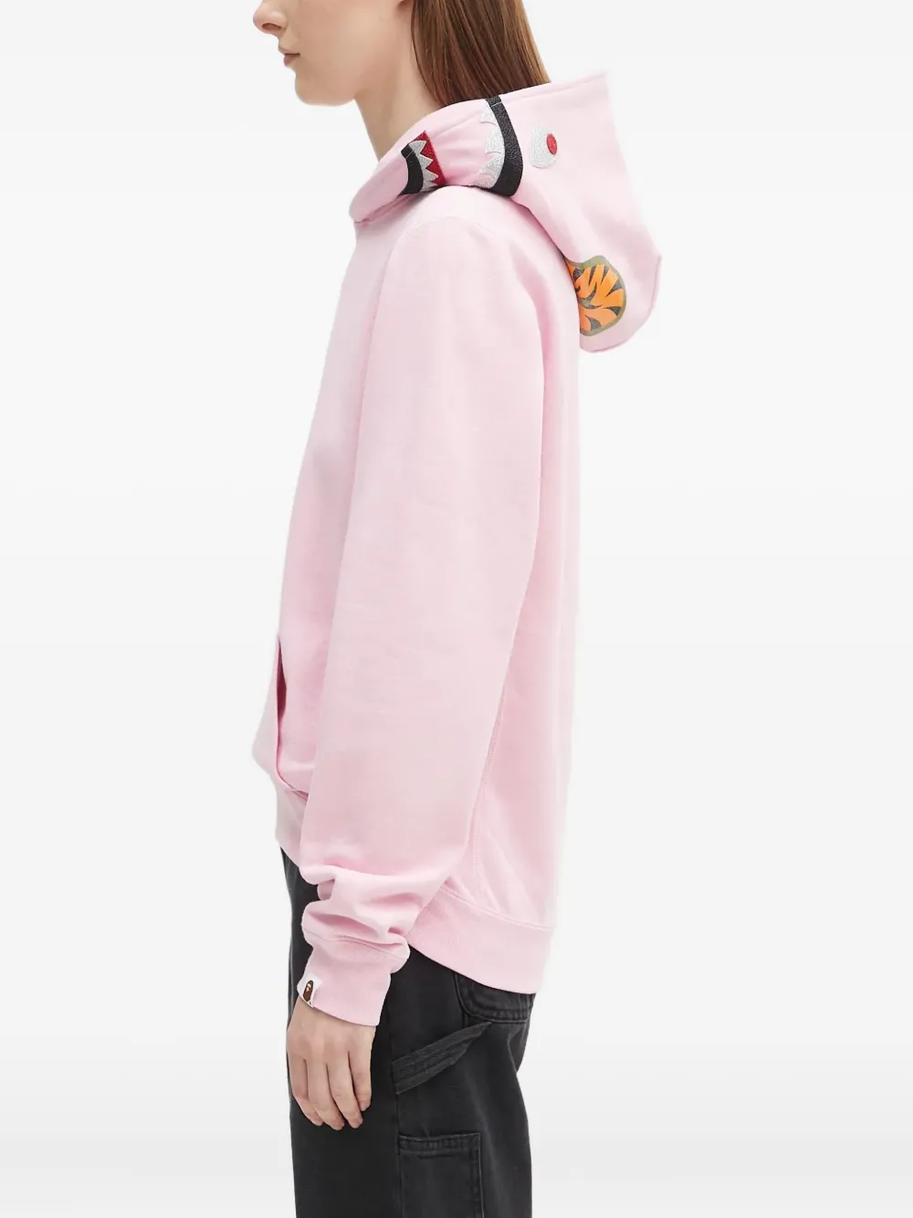 A BATHING APE shark hoodie Roze