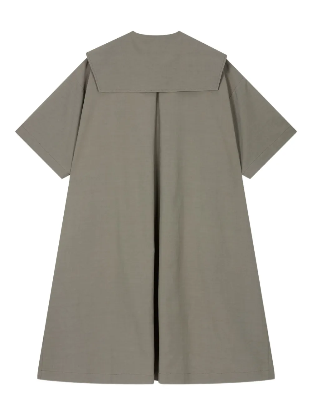 STUDIO TOMBOY Mini-jurk met matrozenkraag en trekkoord - Groen
