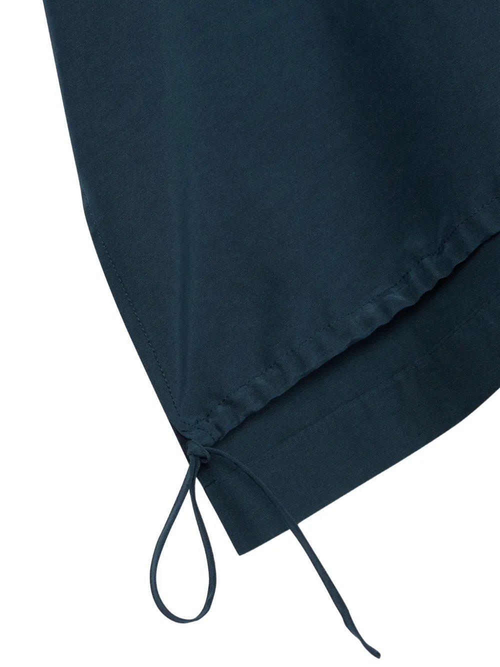 Studio Tomboy Sailor-collar Drawstring Blouse In Green