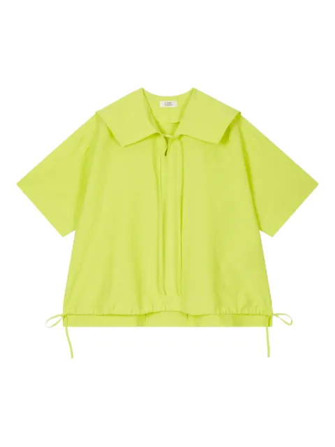 STUDIO TOMBOY sailor-collar drawstring-hem blouse