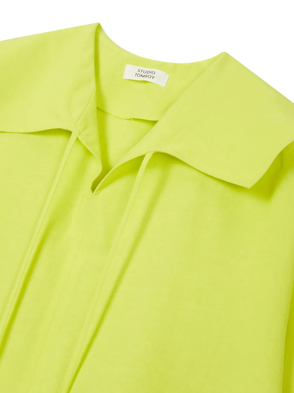 STUDIO TOMBOY Blouse met matrozenkraag en trekkoord Geel