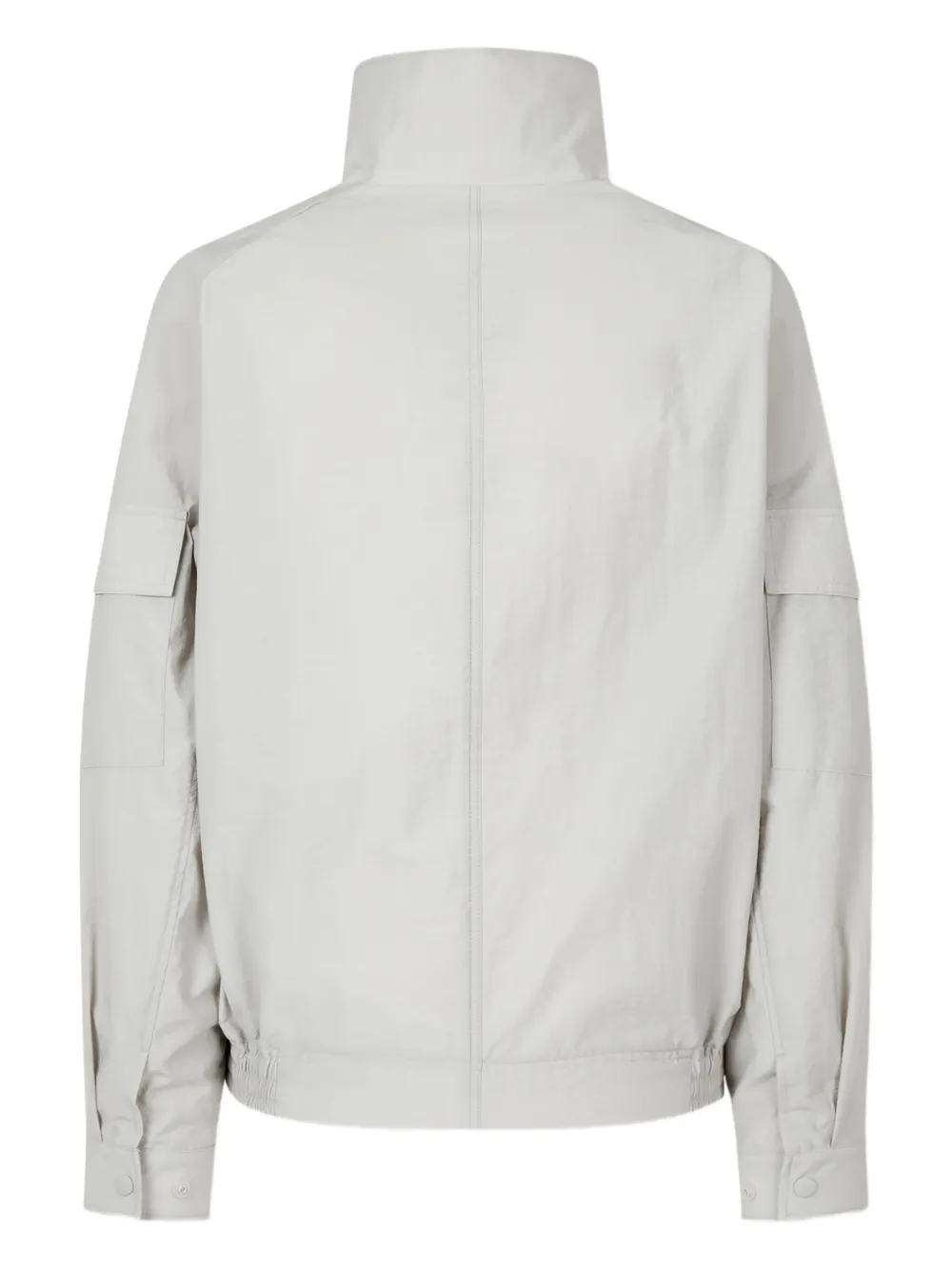 Studio Tomboy Zip-front Bomber Jacket In Gray