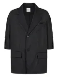 STUDIO TOMBOY buttoned half-sleeve jacket - Grey
