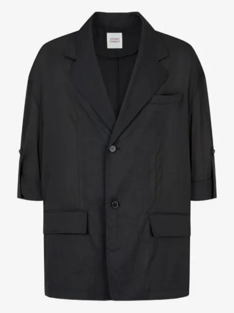 TOMBOY buttoned half-sleeve jacket
