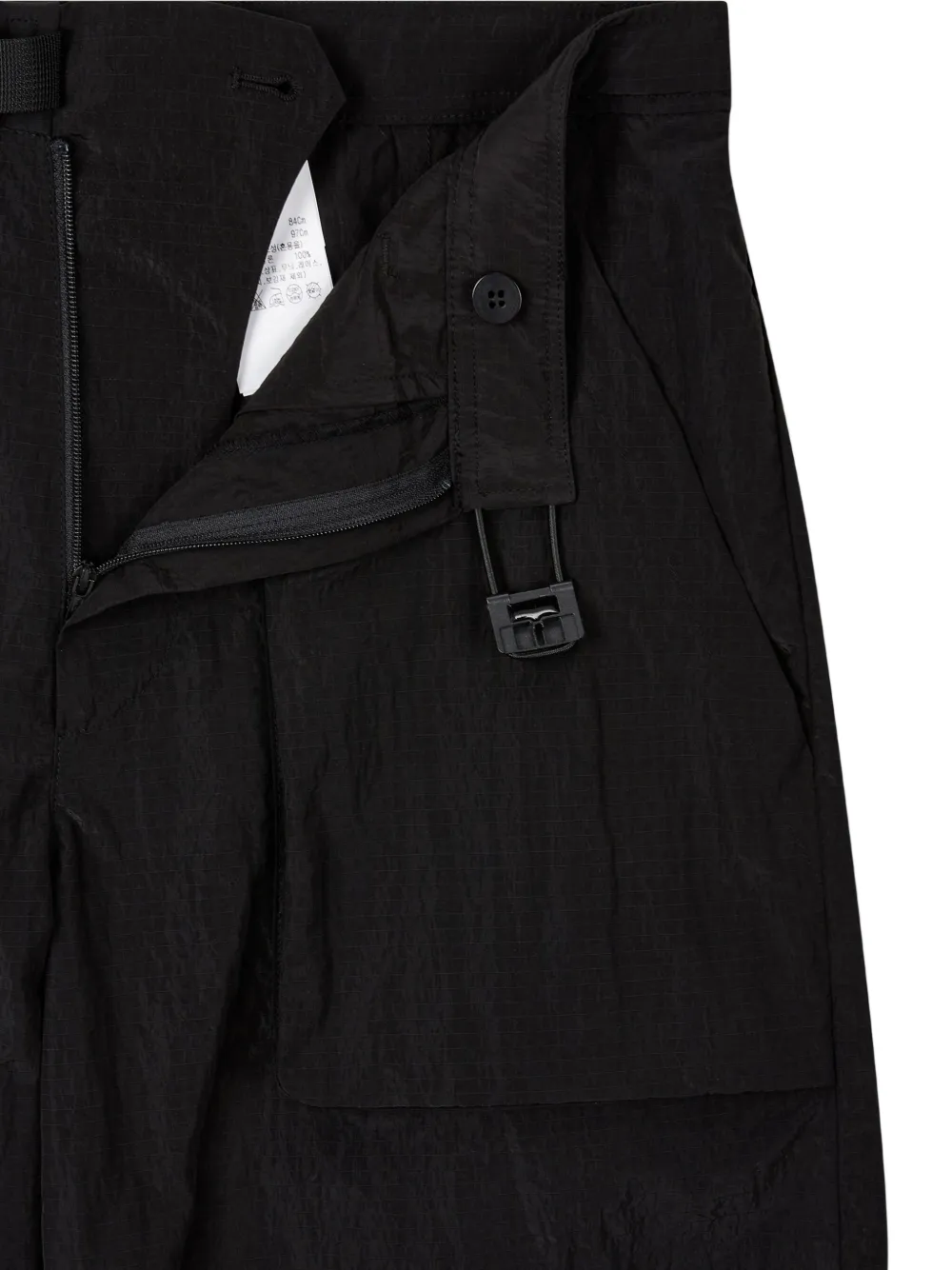 STUDIO TOMBOY buckle-fastening pocket shorts Zwart