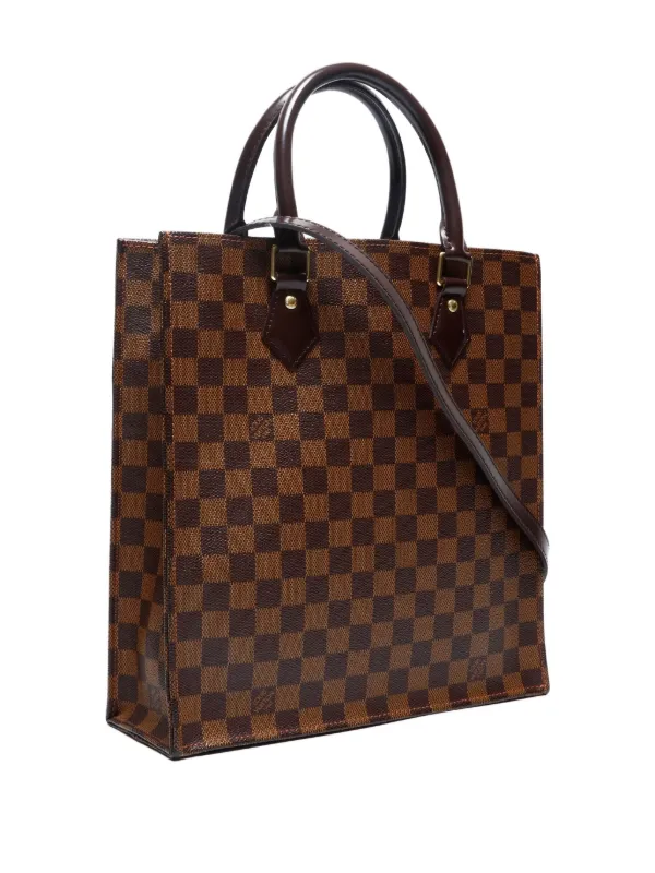 【値下げ】LOUIS VUITTON ダミエ サックプラ Louis Vuitton Pre-Owned 2013 ダミエ サックプラ PM ハンドバッグ