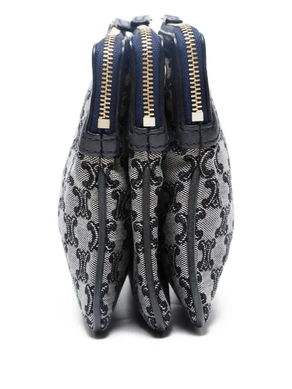 Celine Pre-Owned 1980-1990s モノグラム ポーチ | ブルー | FARFETCH JP