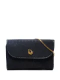 Christian Dior Pre-Owned 1970-1980 Honeycomb chain crossbody bag - Black