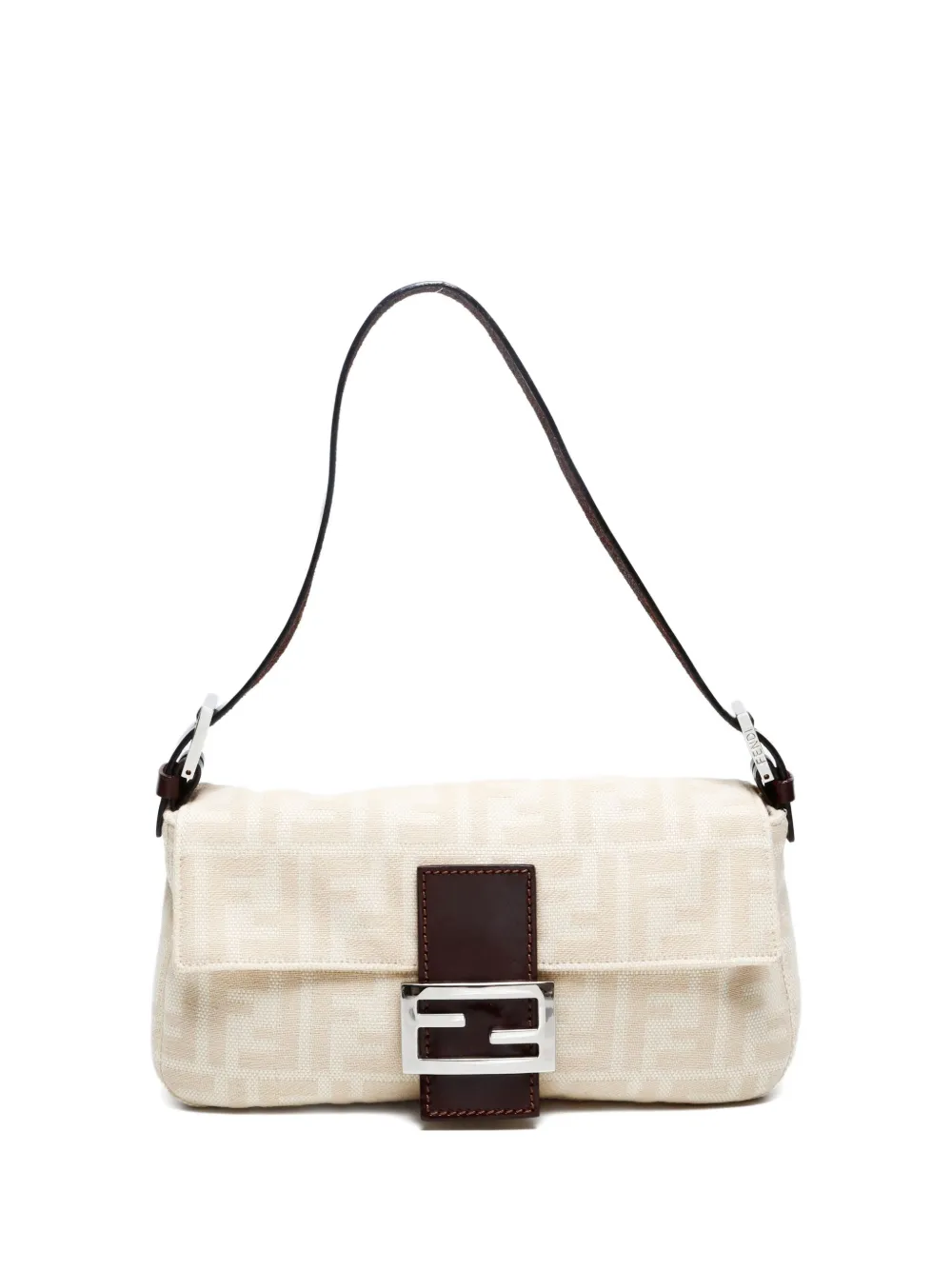Fendi Pre-Owned 2000-2015 Zucca Mamma Baguette bag | Neutrals | Image 1