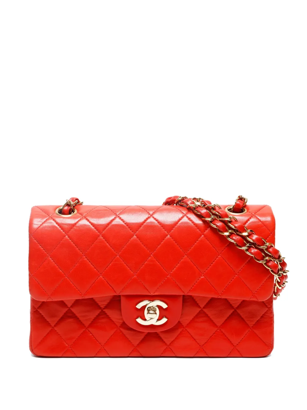 CHANEL Pre-Owned 2000-2001 small Classic Double Flap shoulder bag - CHANEL Pre-Owned 2000-2001 small Classic Double Flap shoulder bag -