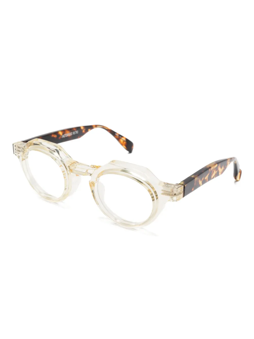 Factory900 RF070 bril met rond montuur Geel