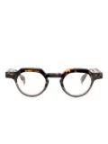 Factory900 pantos-frame glasses - Brown