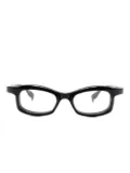 Factory900 rectangle-frame glasses - Black