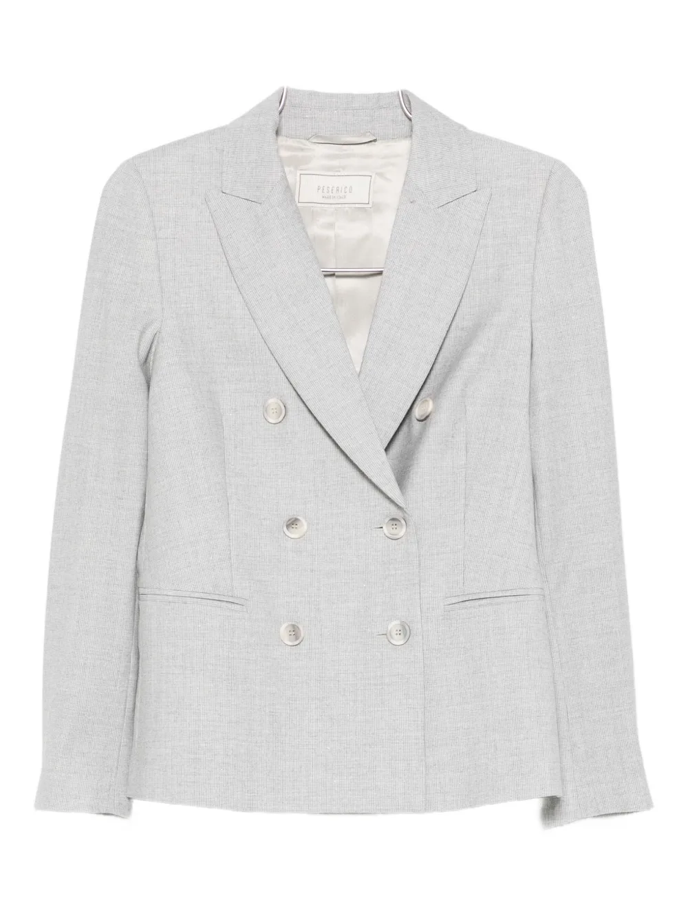 Peserico double-breasted blazer Grijs