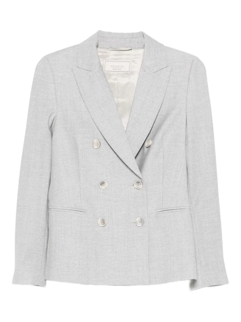 Peserico double-breasted blazer Grijs