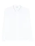 Peserico point-collar cotton-blend shirt - White