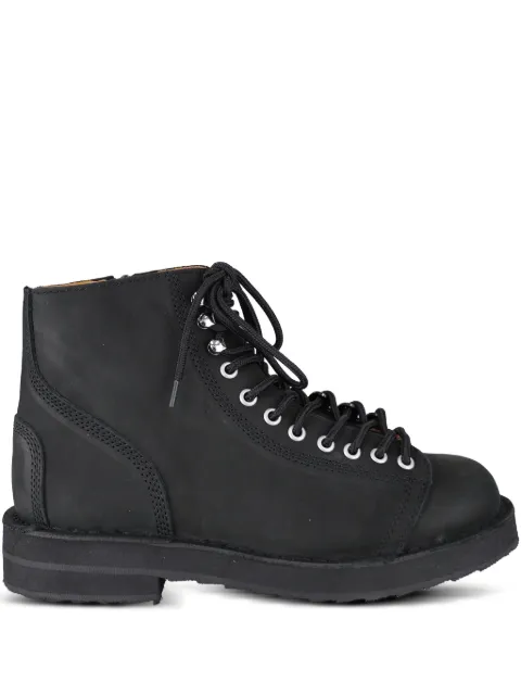 Yohji Yamamoto lace-up leather boots