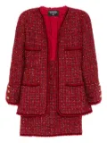CHANEL Pre-Owned 1990-2000s setup suit jacket skirt - Red