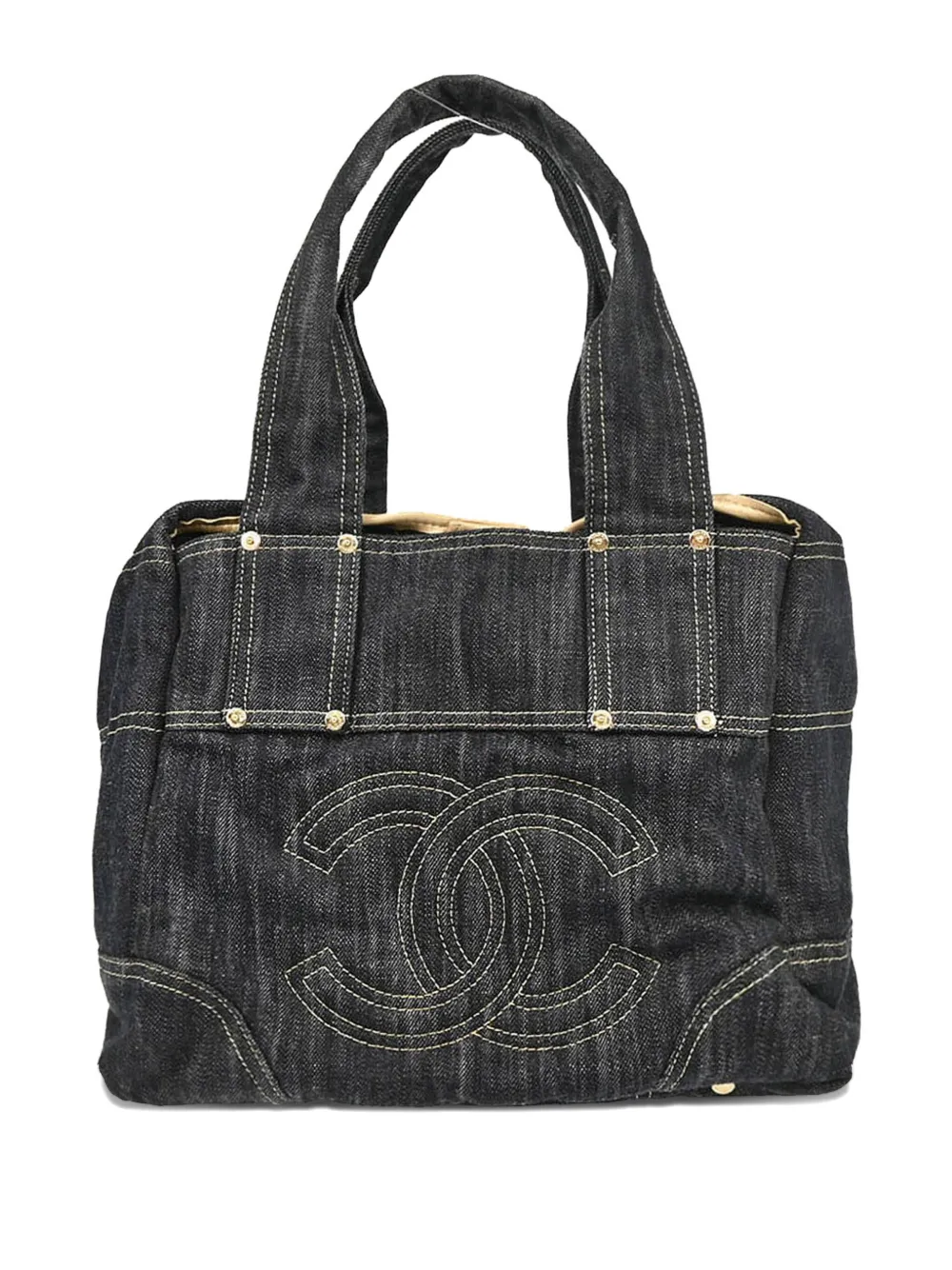 CHANEL Pre-Owned 2006 スパークリング ハンドバッグ - ブルー CHANEL Pre-Owned 2006 スパークリング ハンドバッグ - ブルー