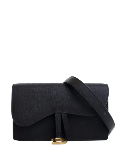 Christian Dior Pre-Owned 2019 Grained Calfskin Saddle belt bag