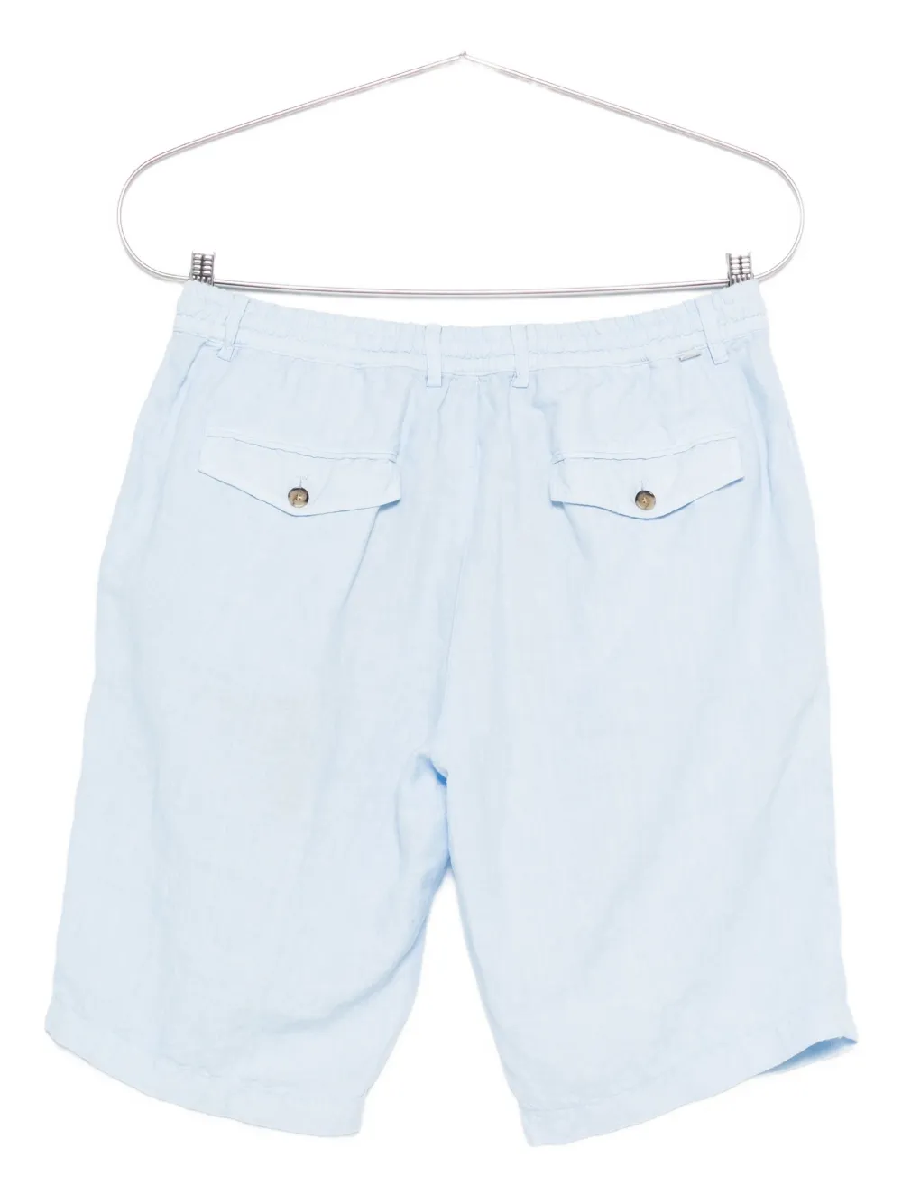 Paul & Shark linen shorts Blauw