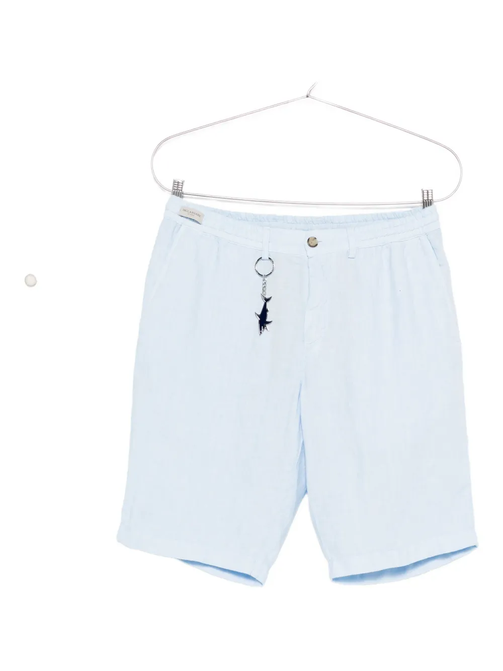 Paul & Shark linen shorts Blauw