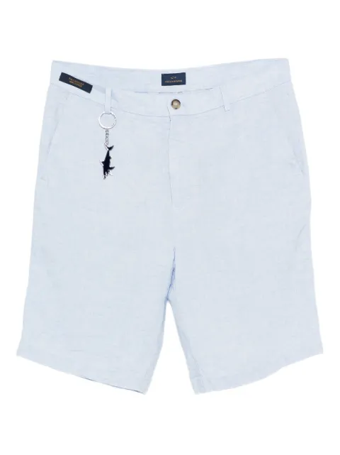 Paul & Shark short en lin à détail de porte-clés