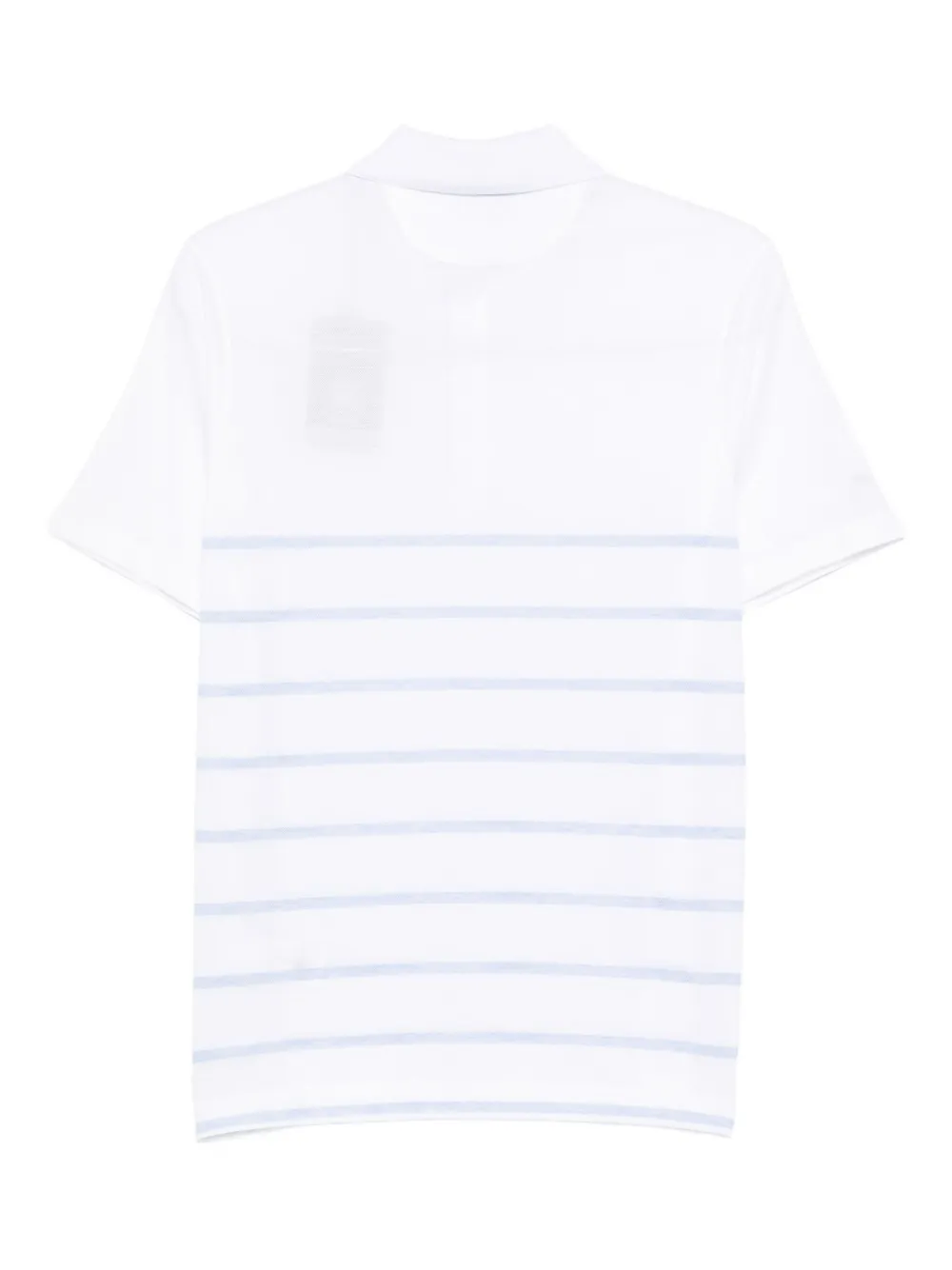 Paul & Shark short-sleeve striped polo shirt Wit