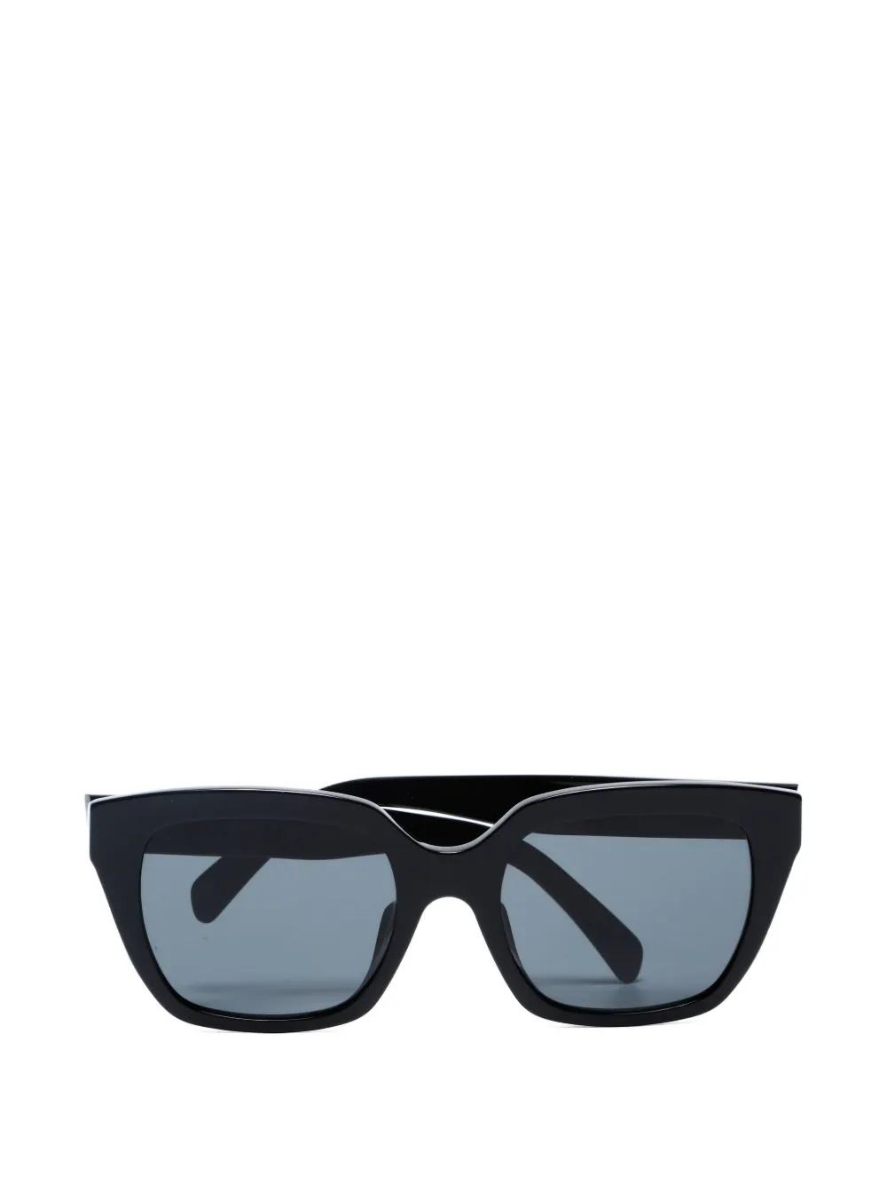 Céline Pre-Owned 2000-2020s rectangle-frame sunglasses - ブラック Céline Pre-Owned 2000-2020s rectangle-frame sunglasses - ブラック